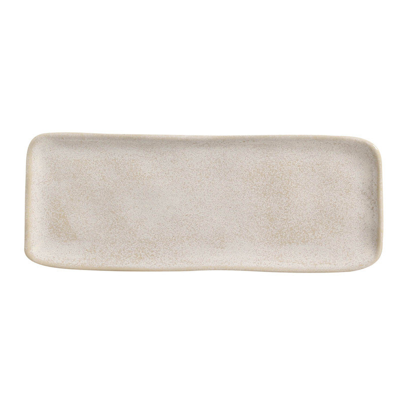 Commercial Dishwasher Safe 12.99'' Stoneware Appetizer Plate , Set of 4, Latte