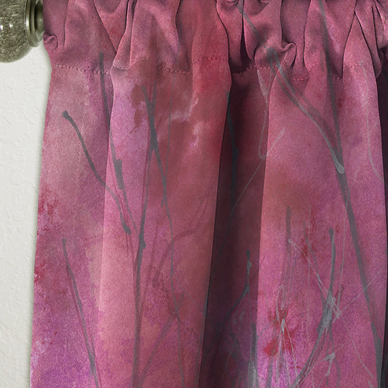 Rideau simple occultant Pink Forest - Nature, L 52 po x L 120 po