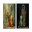 Basson beauté opulente olive - ensemble de 2 impressions sur toile-102584716-102584713