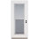 Porte d'extérieur pré-suspendue 36 po x 80 po pleine longueur en fibre de verre lisse avec poteau 4-9 / 16 po