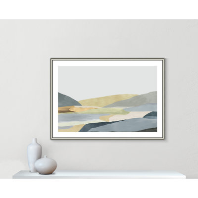 Blair «Warm Hills II», reproduction d'art sur papier encadrée