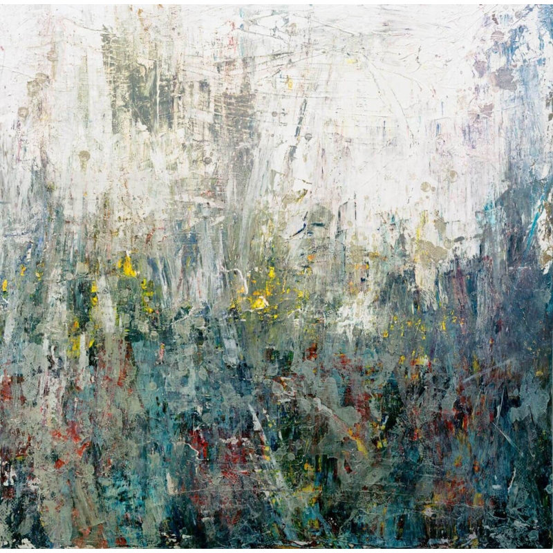 Wildflowers - Artist Enhanced Canvas Print, 40" H x 40" W x 1.5" D, Wrapped Canvas