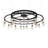 75" Wide Mason Jar 24 Light Chandelier