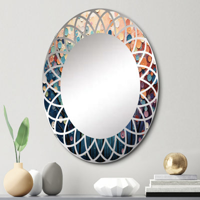 Artemps - Miroir mural romantique paysage ovale