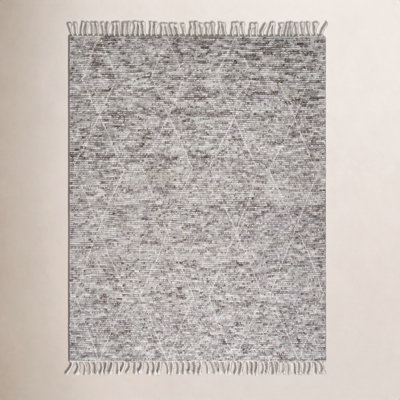 Talon Hand Knotted Wool Washable Geometric Indoor Rug