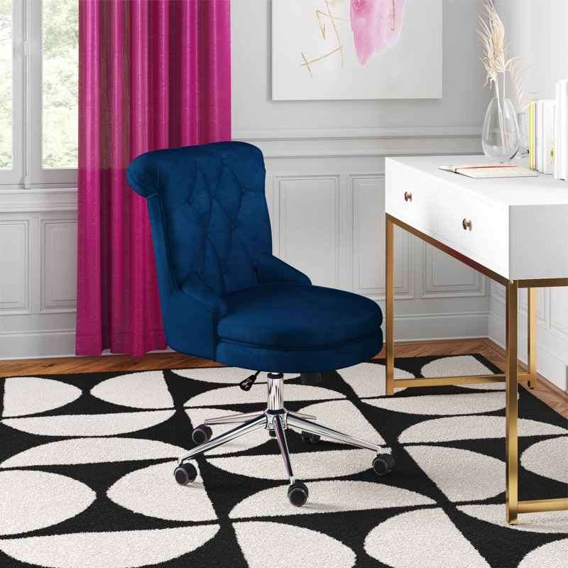 Chaise de travail Wynnie, Bleu
