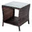 Davisville Glass Top End Table