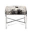 Upholstered Cowhide Bench