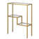 Lovett 22'' Glass Top Console Table