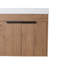 Meuble-lavabo 24 po avec comptoir, lavabo en résine, portes à fermeture douce