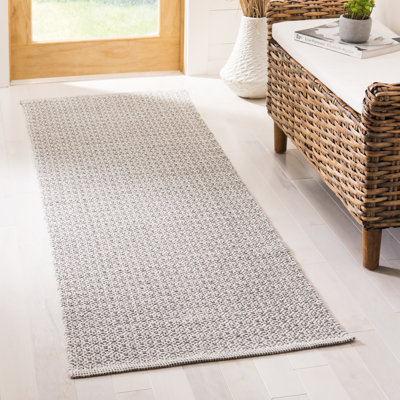 Bester Hand Woven Cotton Geometric Rug