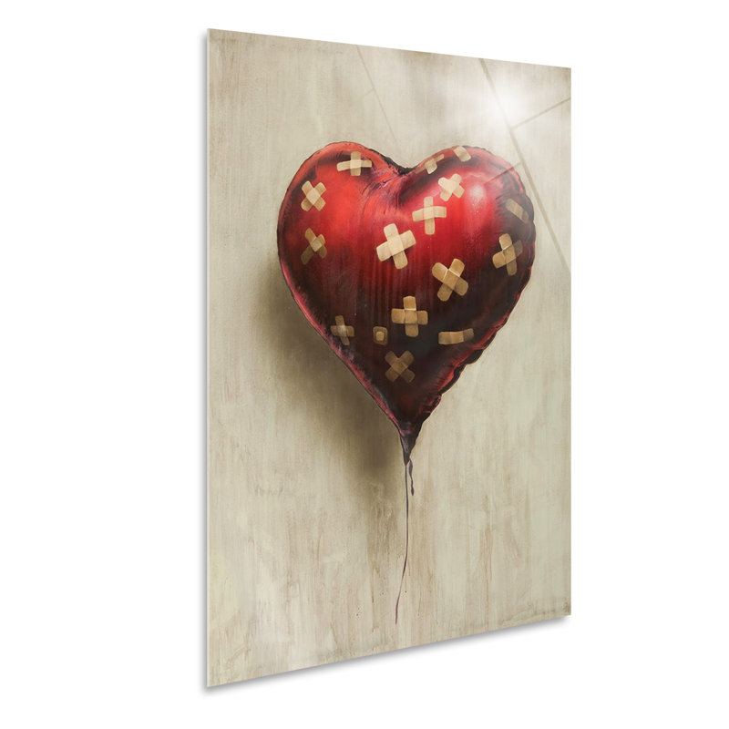Balloon Band-Aids by Banksy - No Frame Print on Plastic / Acrylic, 135cm H x 95cm W