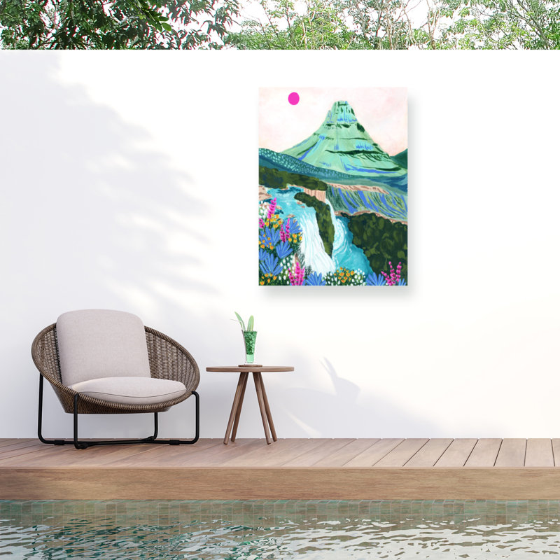 Toile d'extérieur Sarah Gesek Kirkjufell, H 14 po x l 19 po