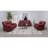Elodie Red Upholstered Motion Reclining Sofa-38912094
