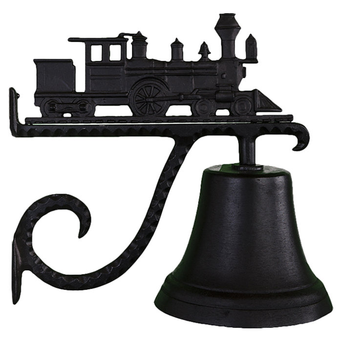 Cast Train Bell, Black