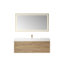 Ensemble de meuble-lavabo simple mural 60 "avec miroir Vali-977802371-977802368