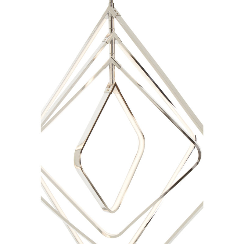 Anitrice 1 - Light Silver LED Geometric Pendant