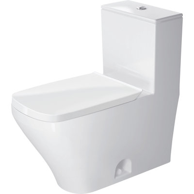 Duravit DuraStyle One-Piece Toilet, Dual Flush, 1.32/0.92 GPF, Top Flush, White, Seat Included