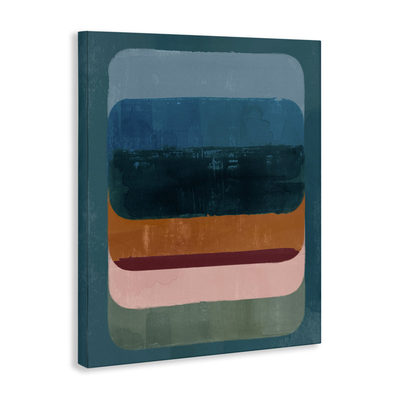  "Southwestern Inspired", art mural sur toile par Victoria Barnes, H 20 po x l 16 po