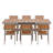 Experience Outdoor Dining Freedom With A Flexible Set Including Six Chairs And A Table That Extends From 62.9 To 82.6 Inches For Personalized Arrangements-735041068