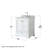 Deborah 30'' Single Bathroom Vanity with Marble Top-97691869
