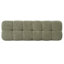 Repose-pieds rembourré bleu Boucle 62,6 po Lorcan-131066578