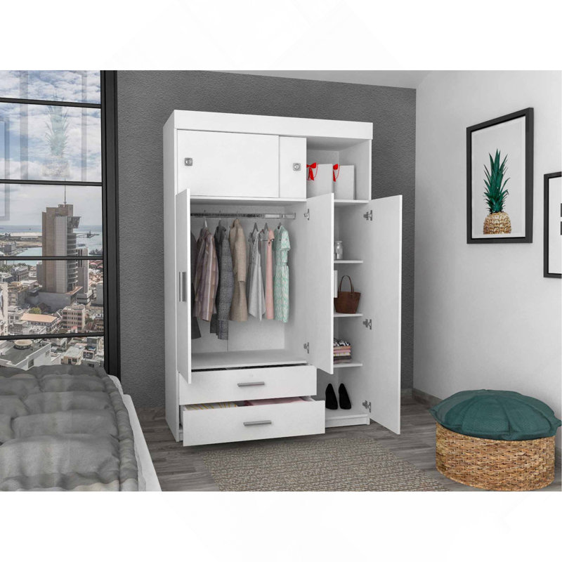 Armoire rectangulaire 2 tiroirs Kingswood