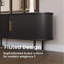 Meuble télé de style Mid-Century, console média en bois minimaliste avec volet roulant-584730141-581230148