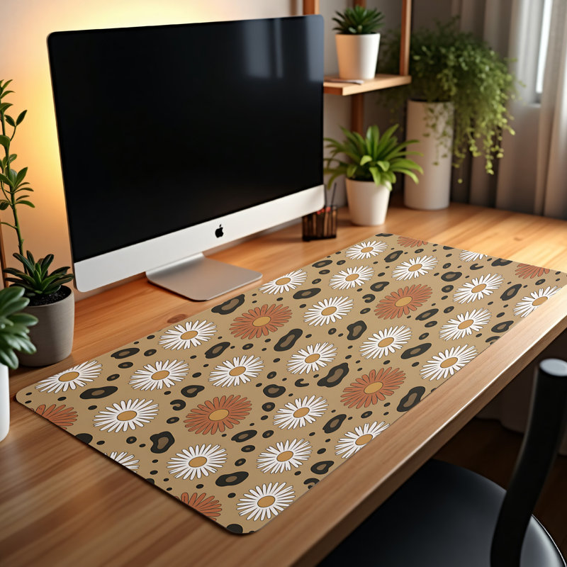 Polyester Desk Pad, 14.4x12.1