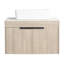 Ensemble de meuble-lavabo moderne 30 po avec lavabo en céramique, meuble-lavabo mural en chêne blanc avec porte à fermeture douce-1456047703