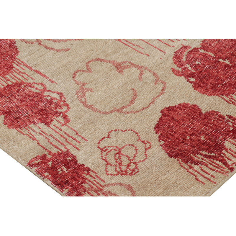 Distressed Homage Floral Area Rug, Runner 2'6" x 14'