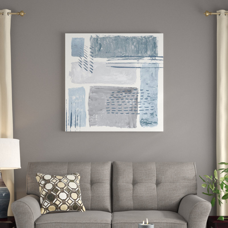 « between the lines ii », impression sur toile, H 37 po x l 37 po x P 1,5 po, Toile tendue, Pas de tapis