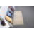 Beige Antique Small Rug With Faded Oushak Design Ideal For Bathrooms And Other Small Spaces