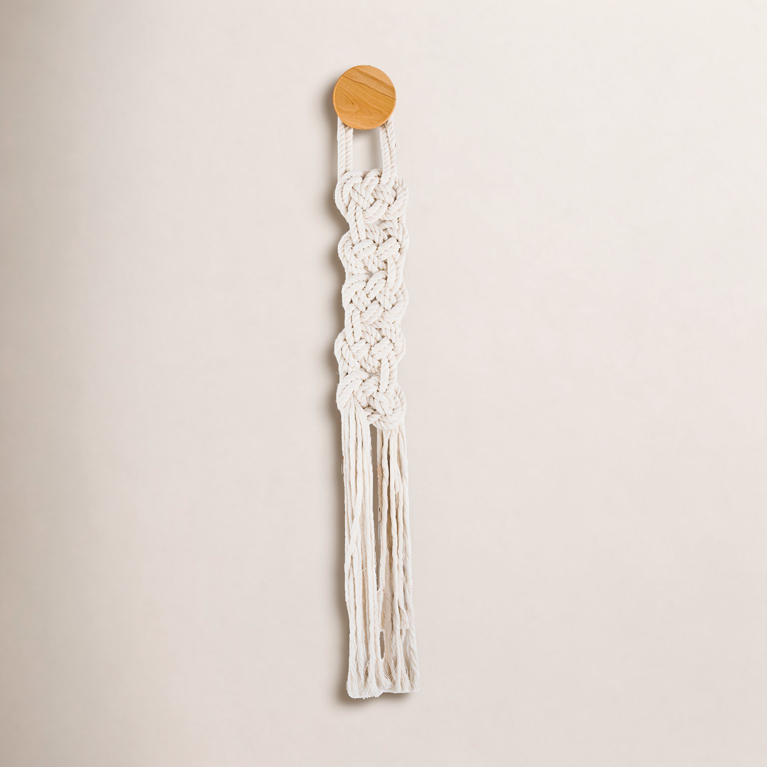 “Scala” Knot Fiber Wall Hanging