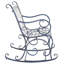 Chaise berçante d'extérieur en métal Anniken-1820180550