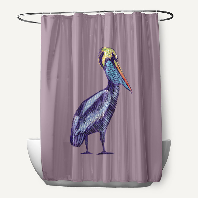 Rideau de douche simple Cavendish, Violet