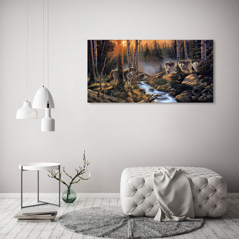 Pack Of Wolves - Wrapped Canvas Print