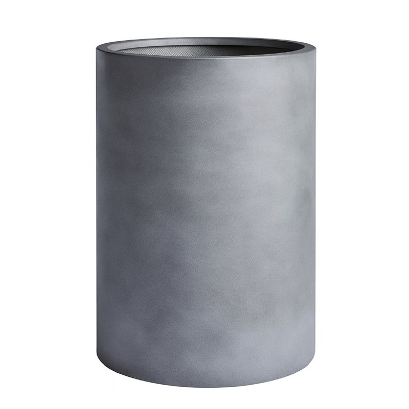 Pot de fleurs en pierre Paes, Gris, H 24 po x l 16 po x P 16 po