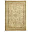 Hand Knotted Wool Area Rug in Gold And Beige