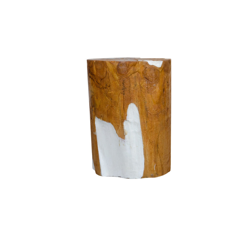 Tabouret cylindrique en teck