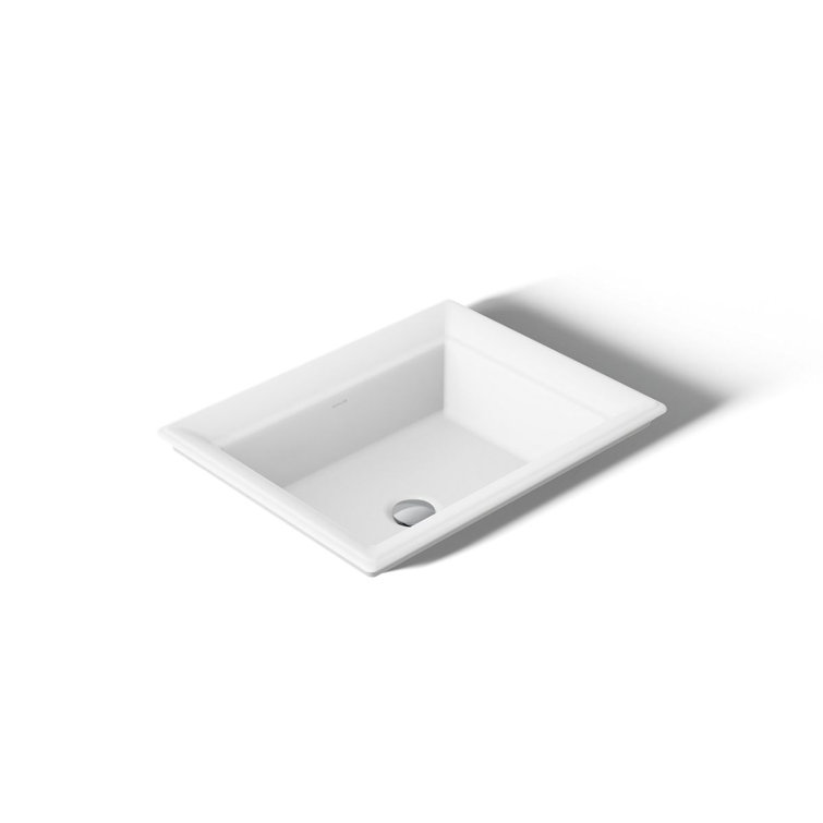 Artifacts 21 In. Rectangular Drop-In Bathroom Sink