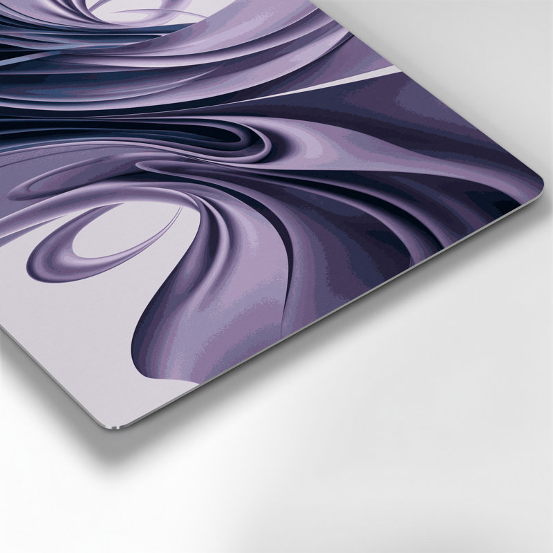 «Gradient Abstract 14», art mural en métal gris, H 16 po x l 20 po