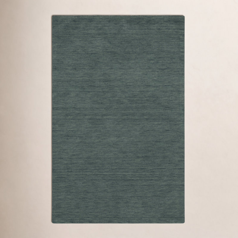 Tapis bleu sarcelle Yolandi, Rectangle 6 pi x 9 pi