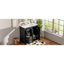 Meuble-lavabo de 36 po avec lavabo en céramique, cadre en bois massif, charnières, rangement spacieux pour divers articles, style rétro, poignée en métal exquis, glissière à tiroir lisse, armoire à cadre polyvalente de 36 po-950884099