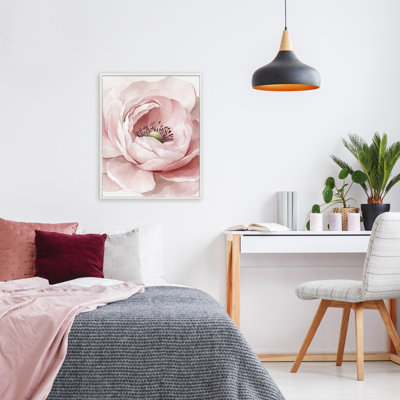 Fresh Rosy Close Up Petals Framed Giclee, design by Christine Simpson Art