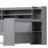 Full Size Wooden Daybed In Gray, Equipped With Twin Trundle Bed, Study Desk And Storage For Space - Saving Bedroom Arrangement Optimization-1684224313