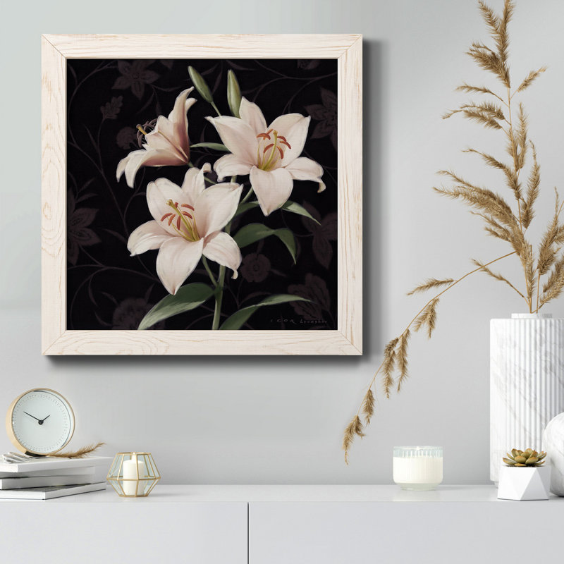 " Garden Visit " Painting Print, 31.5" H x 31.5" W x 1" D, White