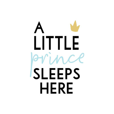 " A Little Prince Sleeps Here "