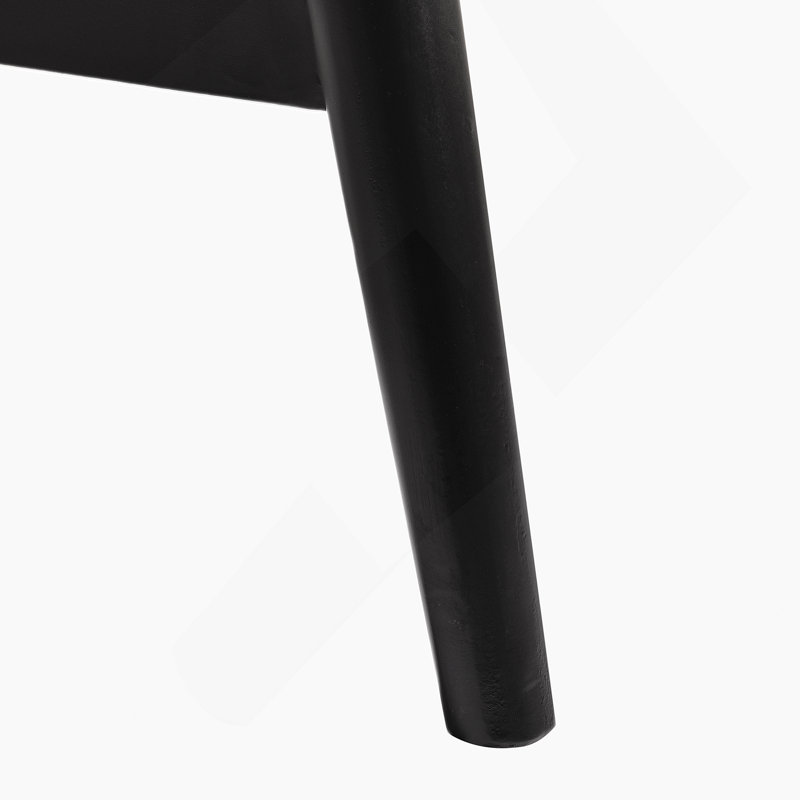 Chaise d'appoint moderne, Noir
