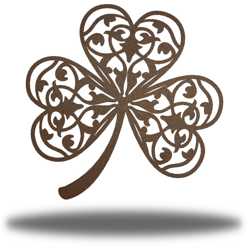 Boote Steel Wall Decor, 12" H x 12 W x 0.0125" D, Rust